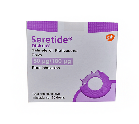 Seretide Diskus 50μg/100μg Dispositivo Inhalador 60 dosis